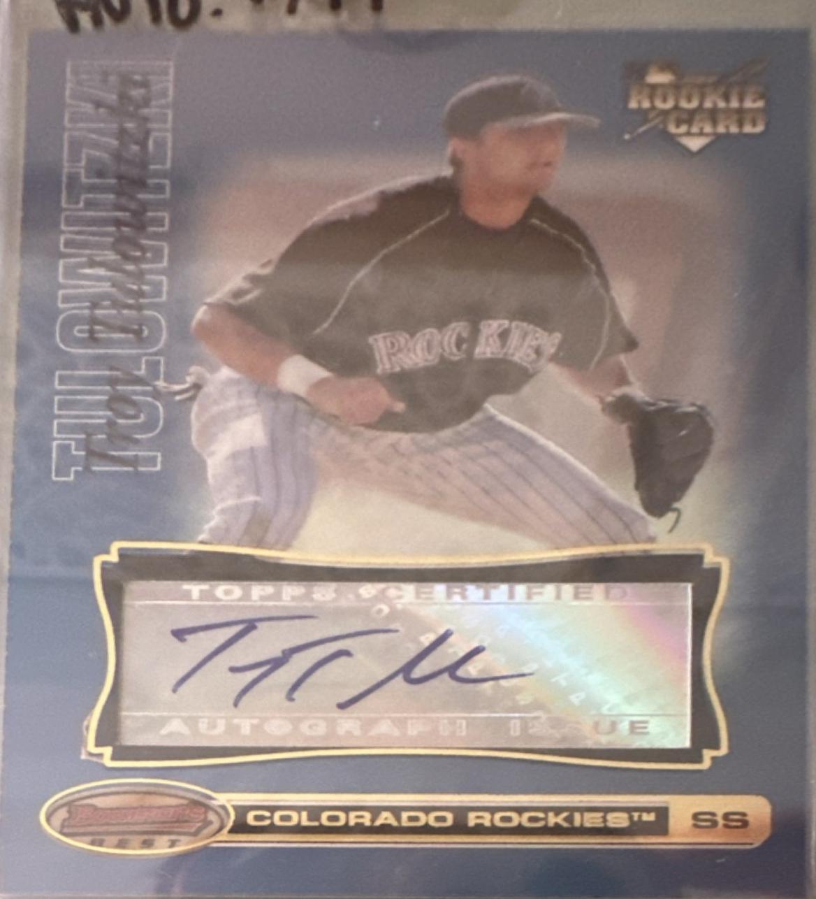 Troy Tulowitzki [Autograph Blue] #90