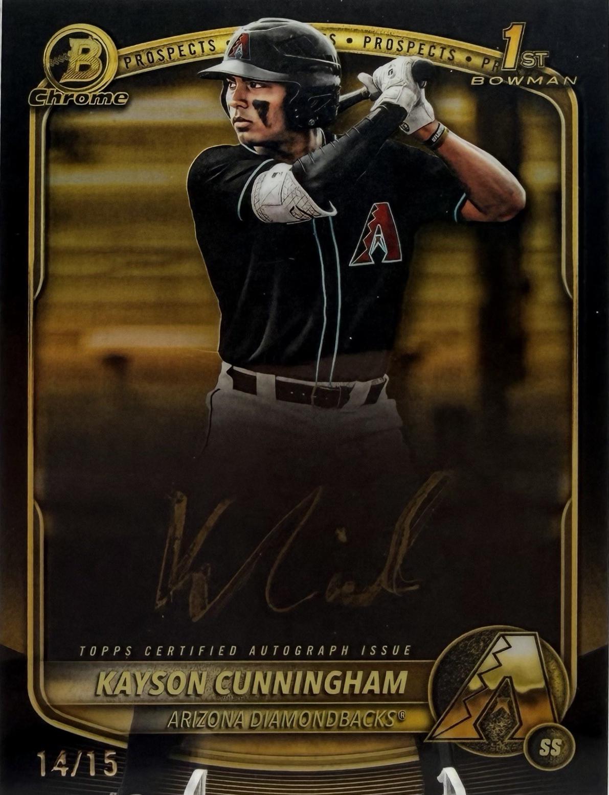 Kayson Cunningham [Gold Ink] #CPA-KC