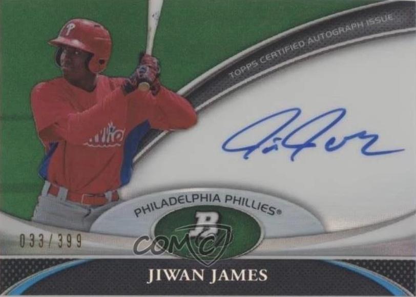 Jiwan James [Green Refractor] #BPA-JJ