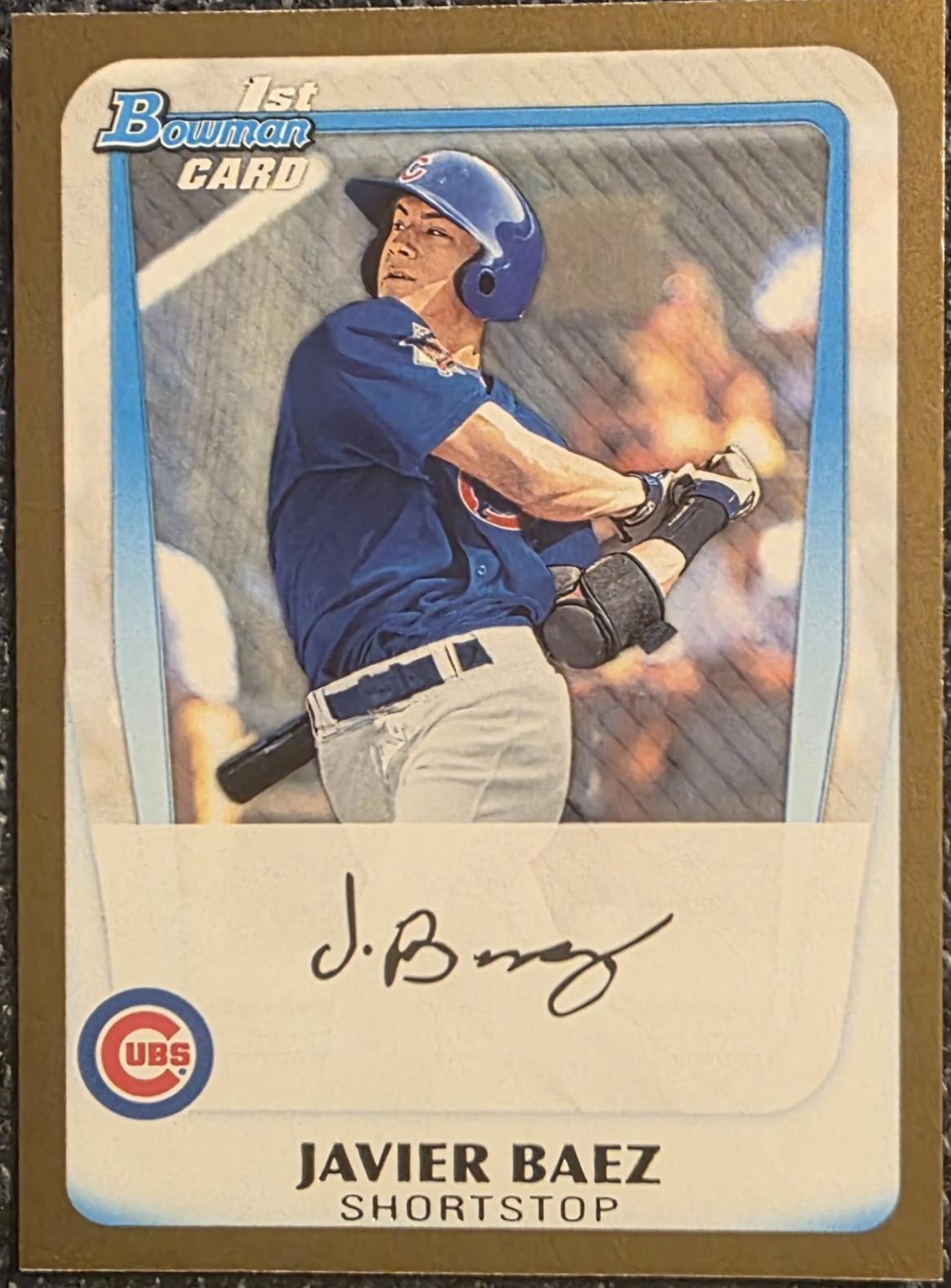 Javier Baez [Gold] #BDPP6