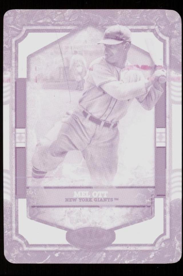 Mel Ott [Printing Plate] #16