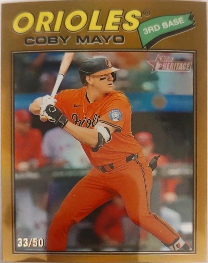 Coby Mayo [Gold Bordered Chrome] #49