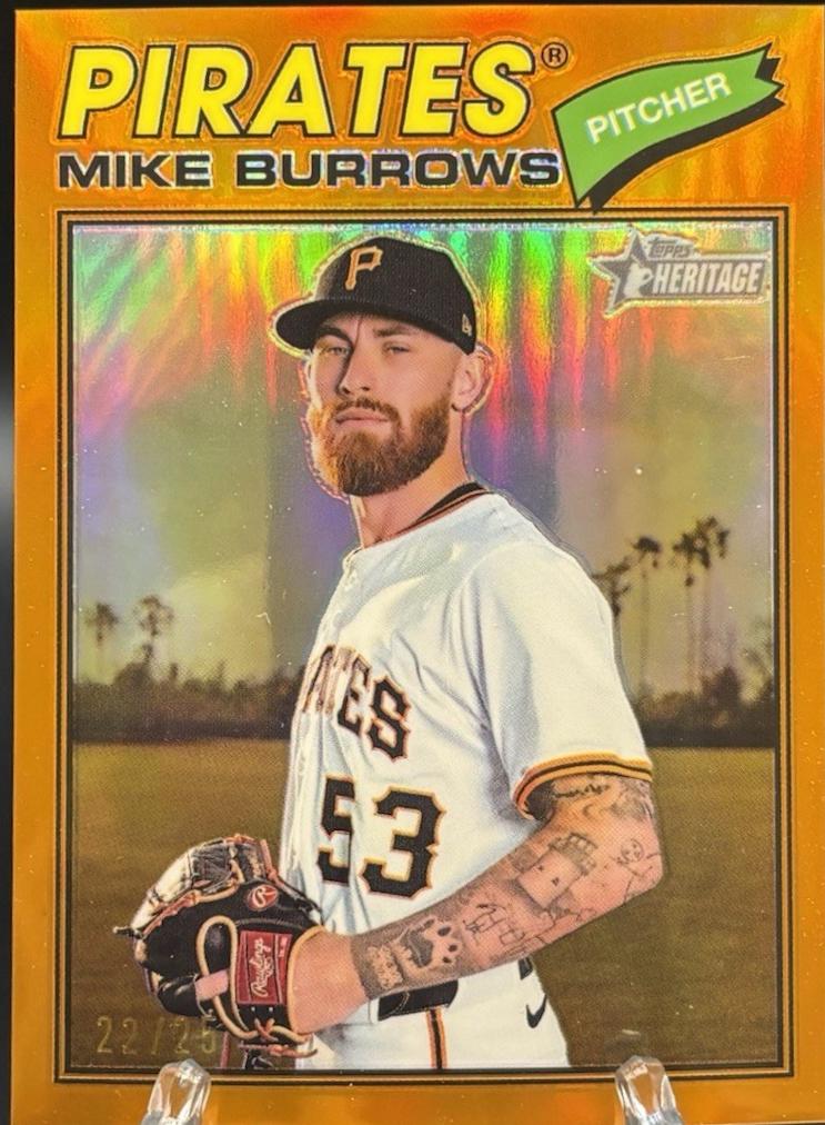 Mike Burrows [Orange Bordered Chrome] #96