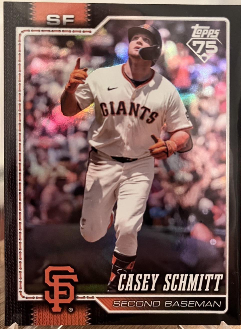 Casey Schmitt [Black Sandglitter] #57