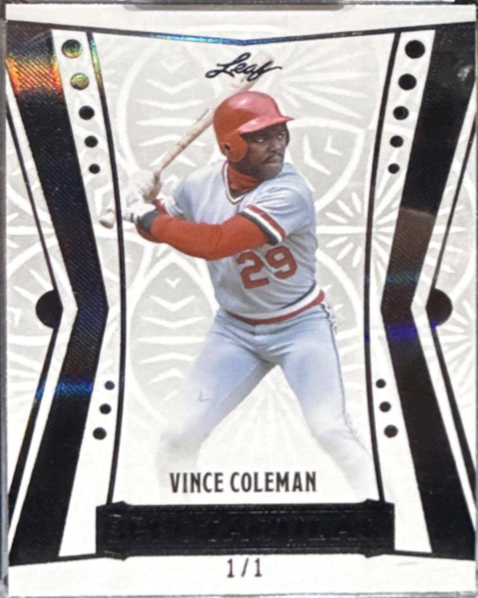 Vince Coleman [Holo Black] #64