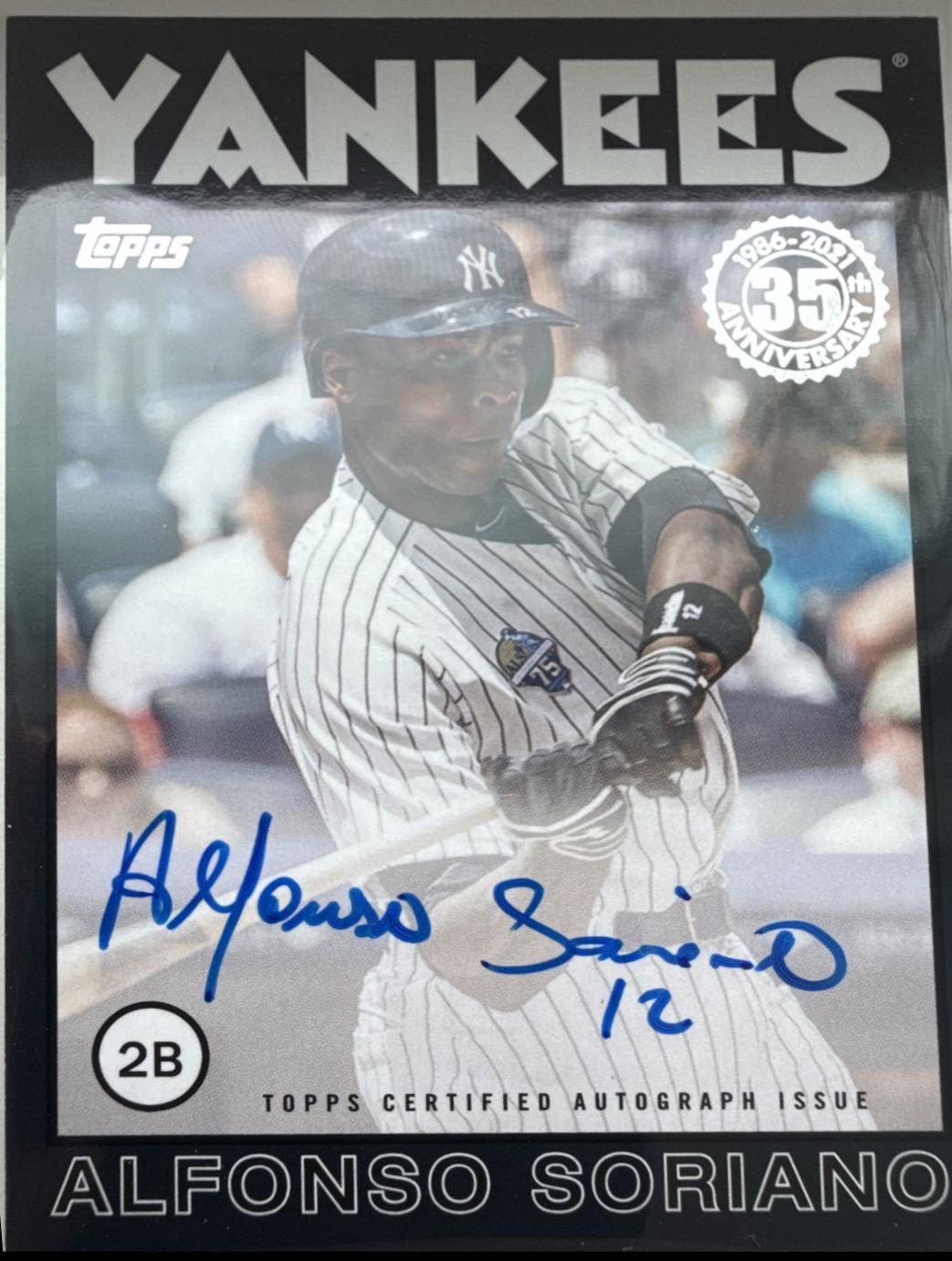 Alfonso Soriano [Black] #86A-AS