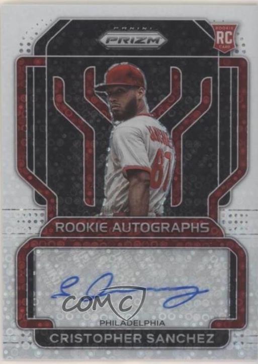 Cristopher Sanchez [White Donut Circles Prizm] #RA-SZ