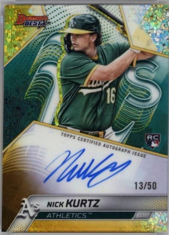 Nick Kurtz [Gold Mini-Diamond Refractor] #B25-NK