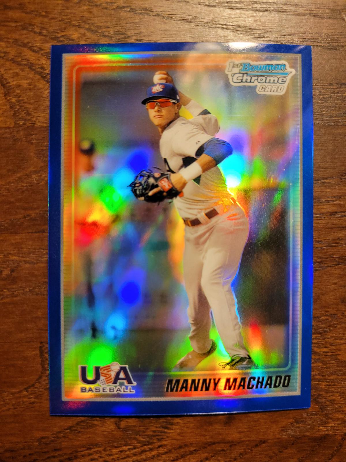 Manny Machado [Blue Refractor] #BC10