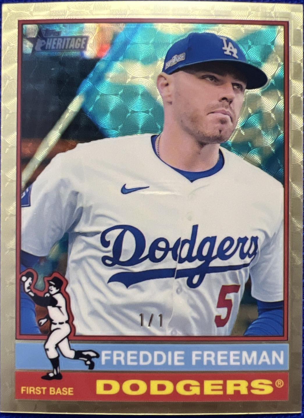 Freddie Freeman [Superfractor Chrome Variation] #206