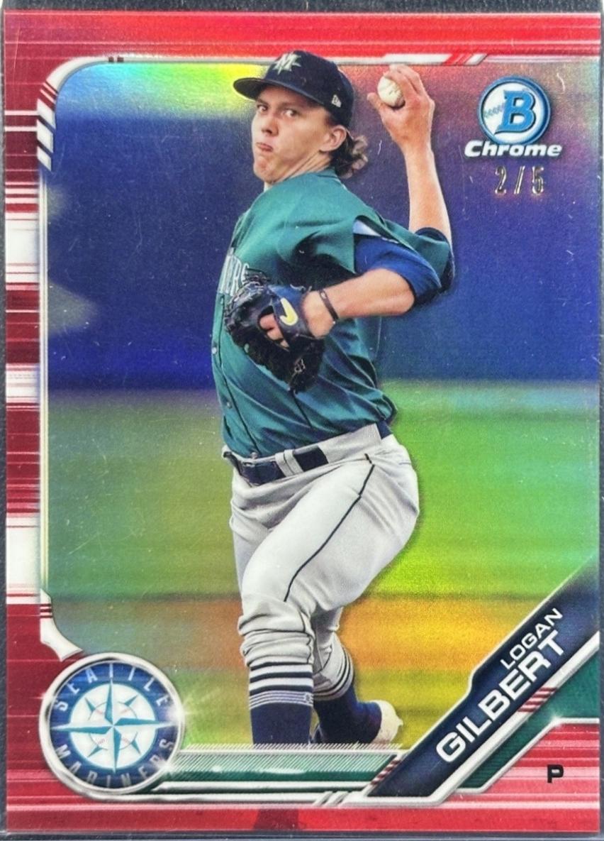 Logan Gilbert [Red Refractor] #BDC-179