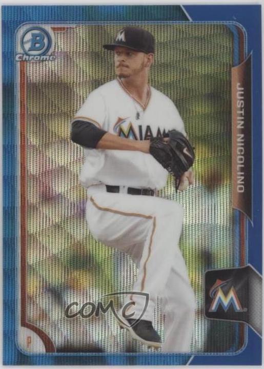 Justin Nicolino [Blue Wave Refractor] #BCP93