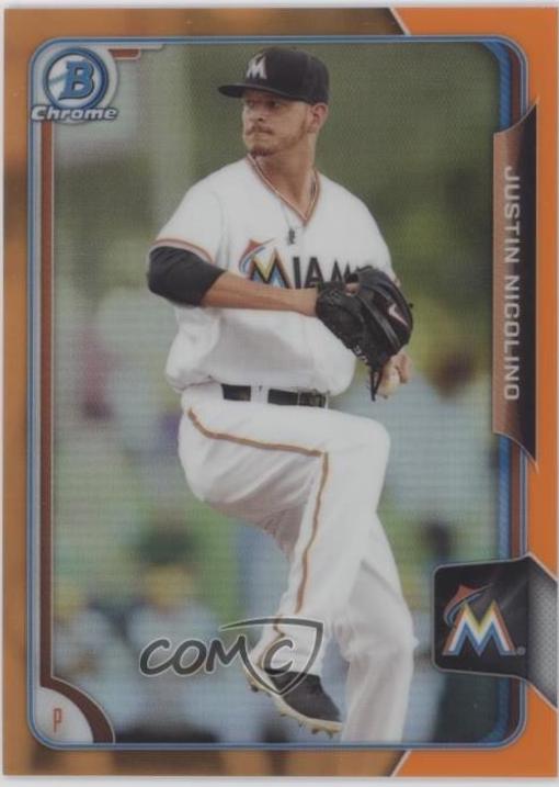 Justin Nicolino [Orange Refractor] #BCP93