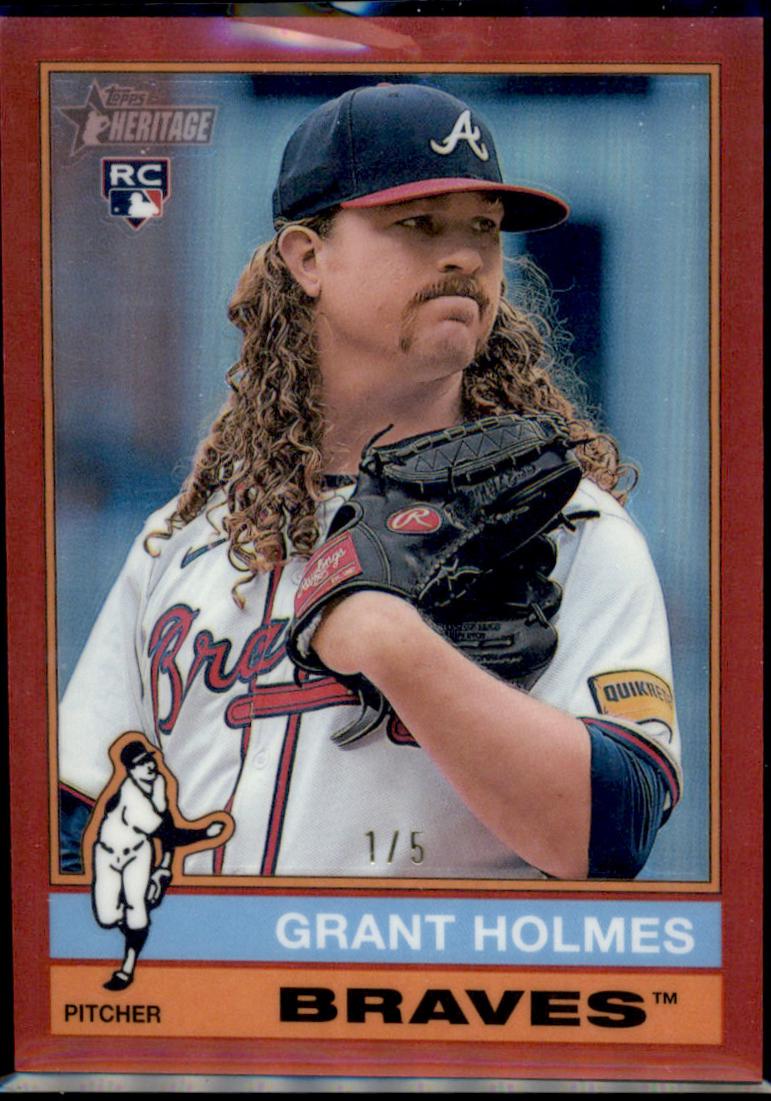 Grant Holmes [Red Chrome Variation] #22