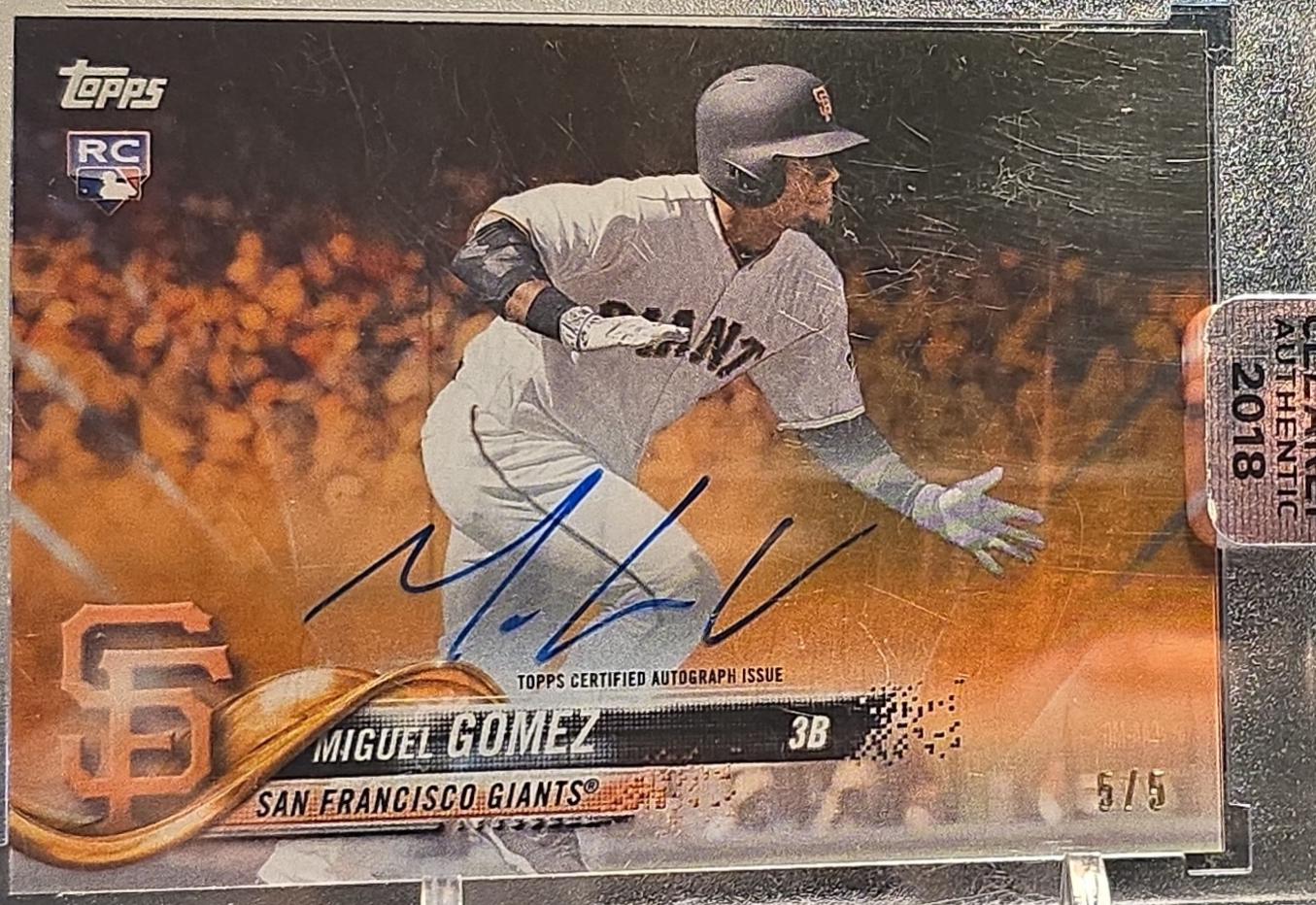 Miguel Gomez [Autograph Orange] #MG