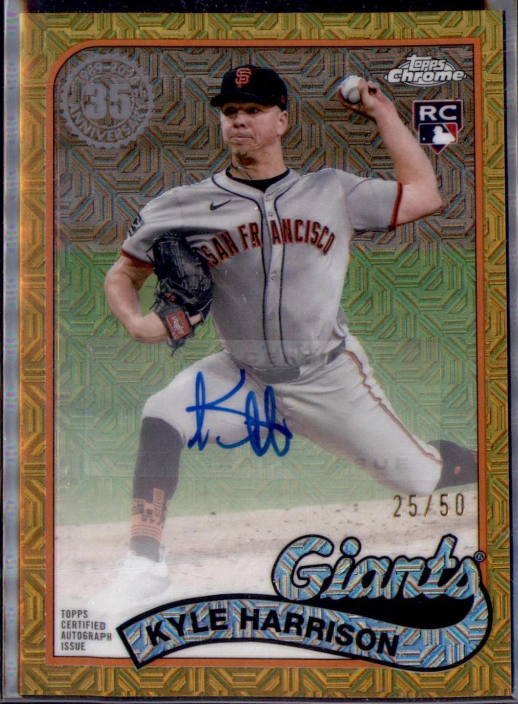Kyle Harrison [Gold Autograph] #T89CU-KH
