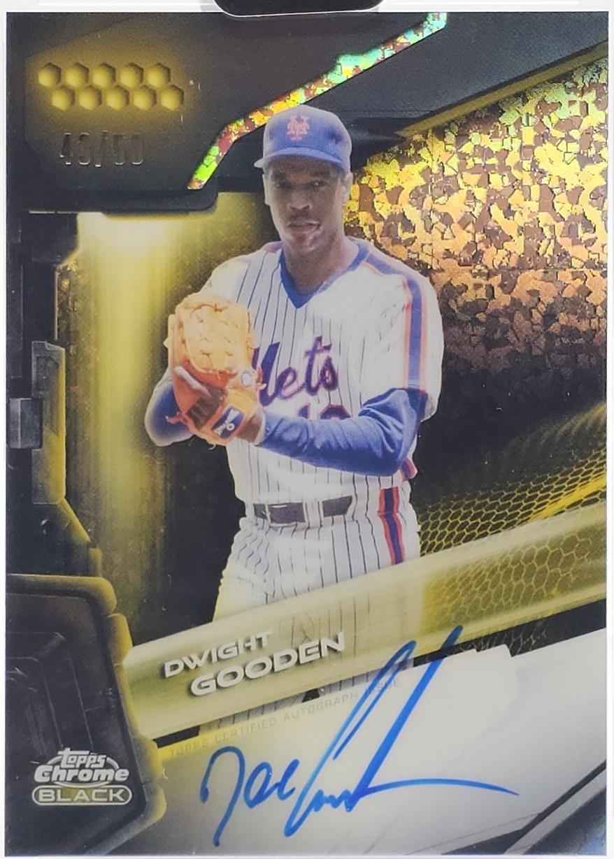 Dwight Gooden [Gold Mini-Diamond Refractor] #CBA-DG