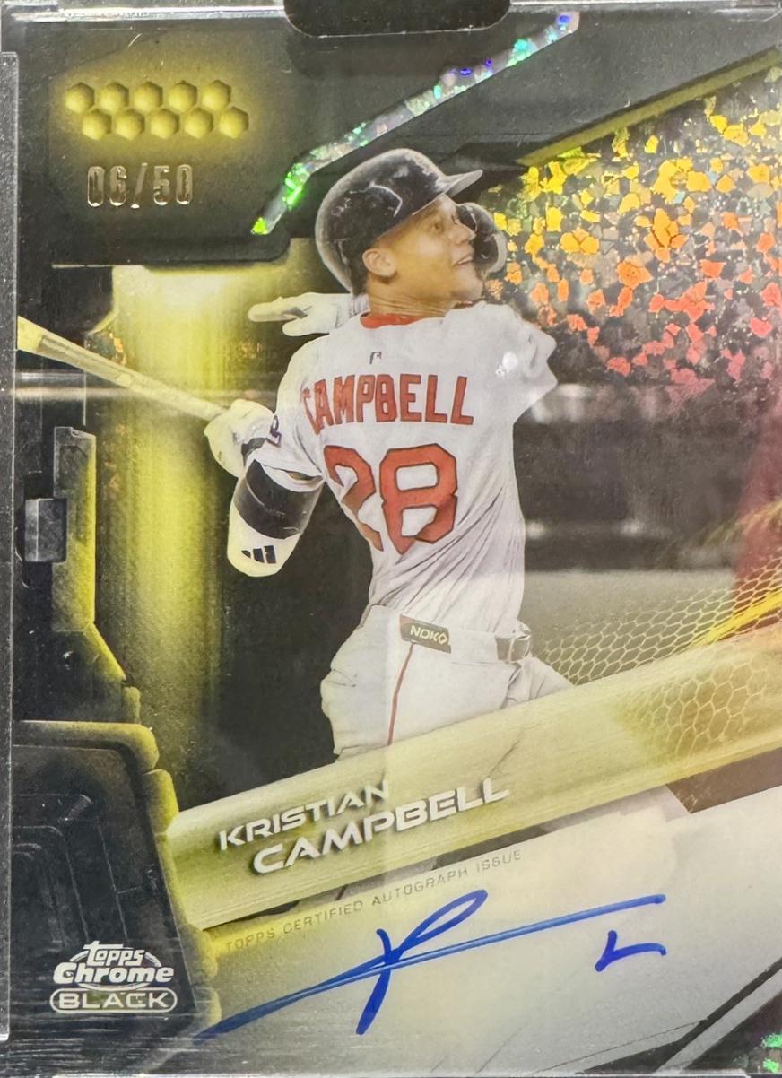 Kristian Campbell [Gold Mini-Diamond Refractor] #CBA-KCA