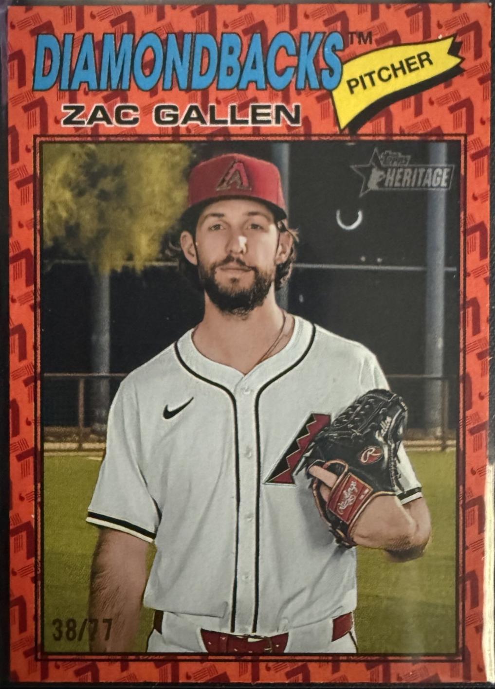Zac Gallen [Color Of The Year Orange] #254