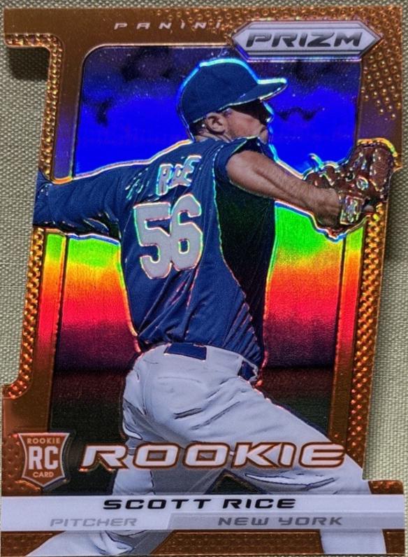 Scott Rice [Orange Die-Cut Prizm] #266