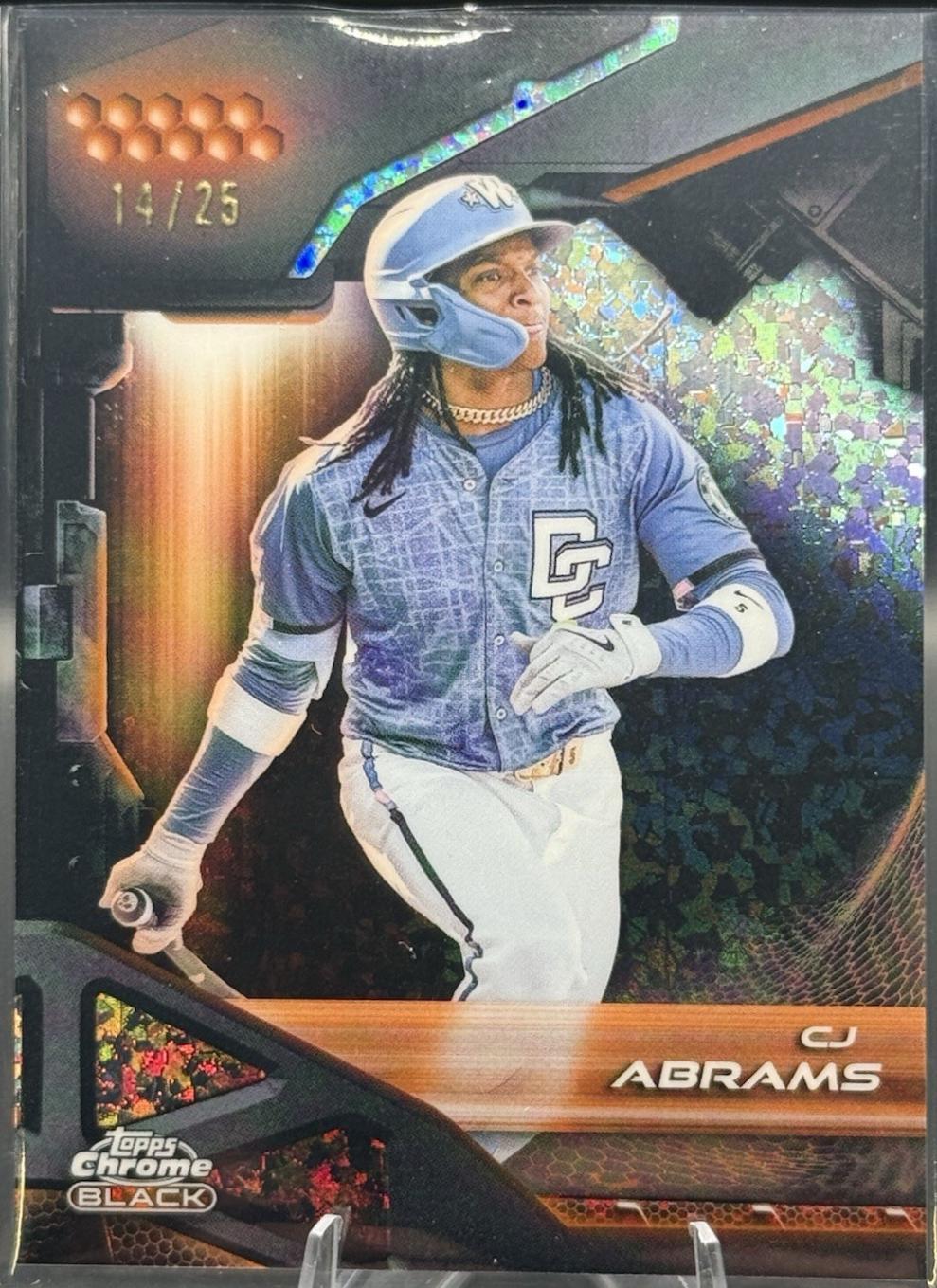 CJ Abrams [Orange Mini-Diamond Refractor] #162
