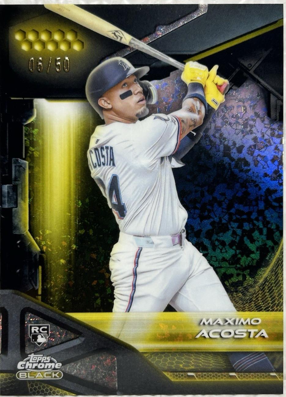 Maximo Acosta [Gold Mini-Diamond Refractor] #187