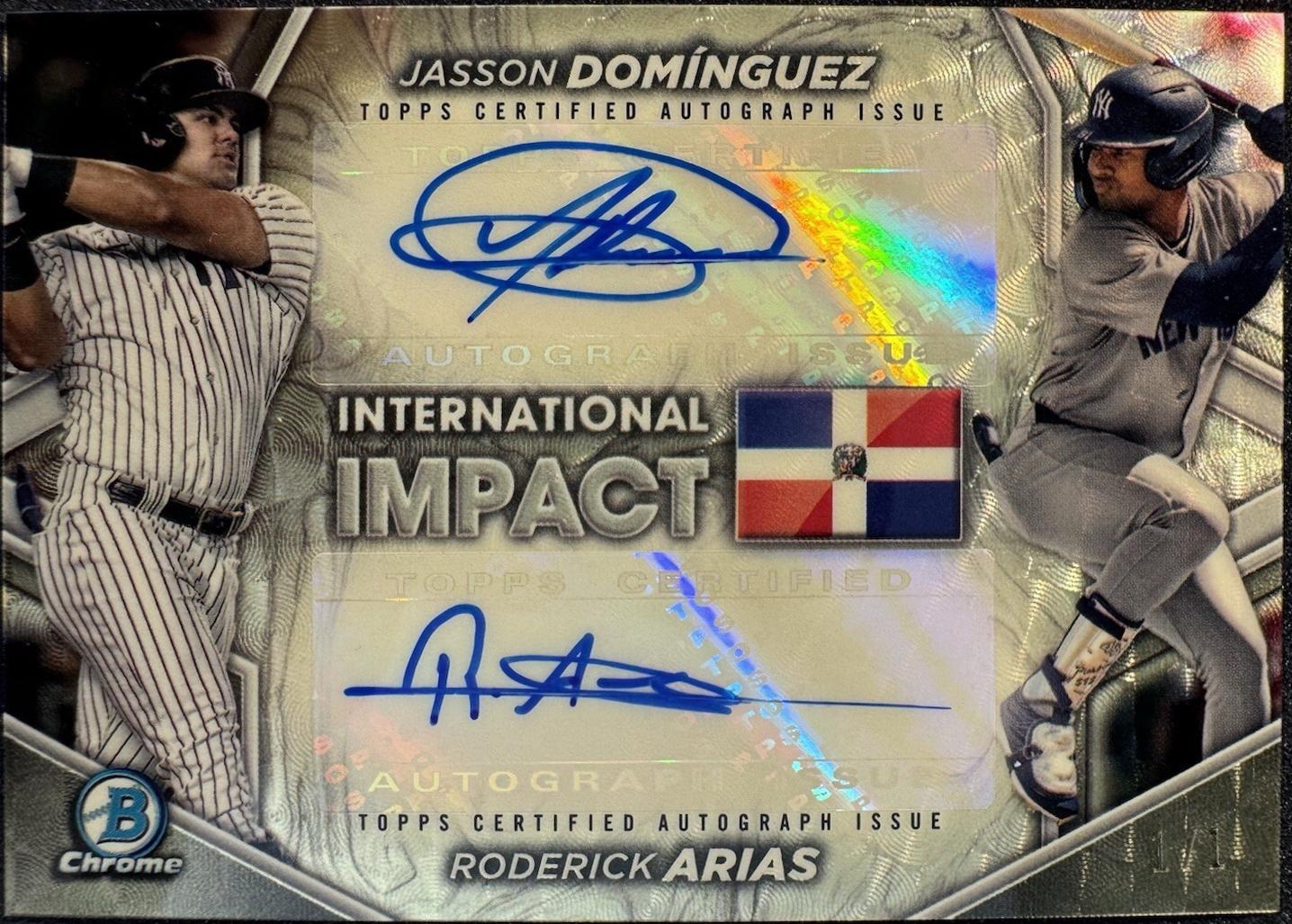 Roderick Arias / Jasson Dominguez [Superfractor] #II-DA