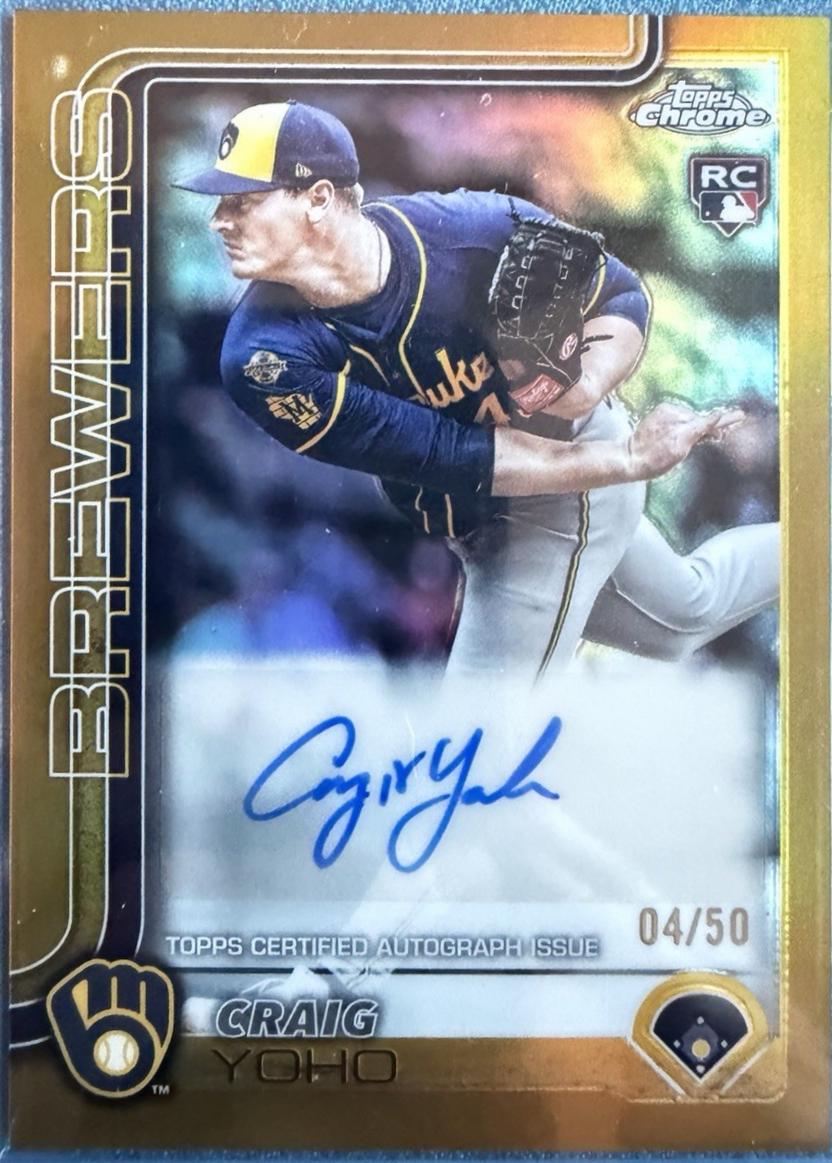 Craig Yoho [Gold Refractor] #AC-CY