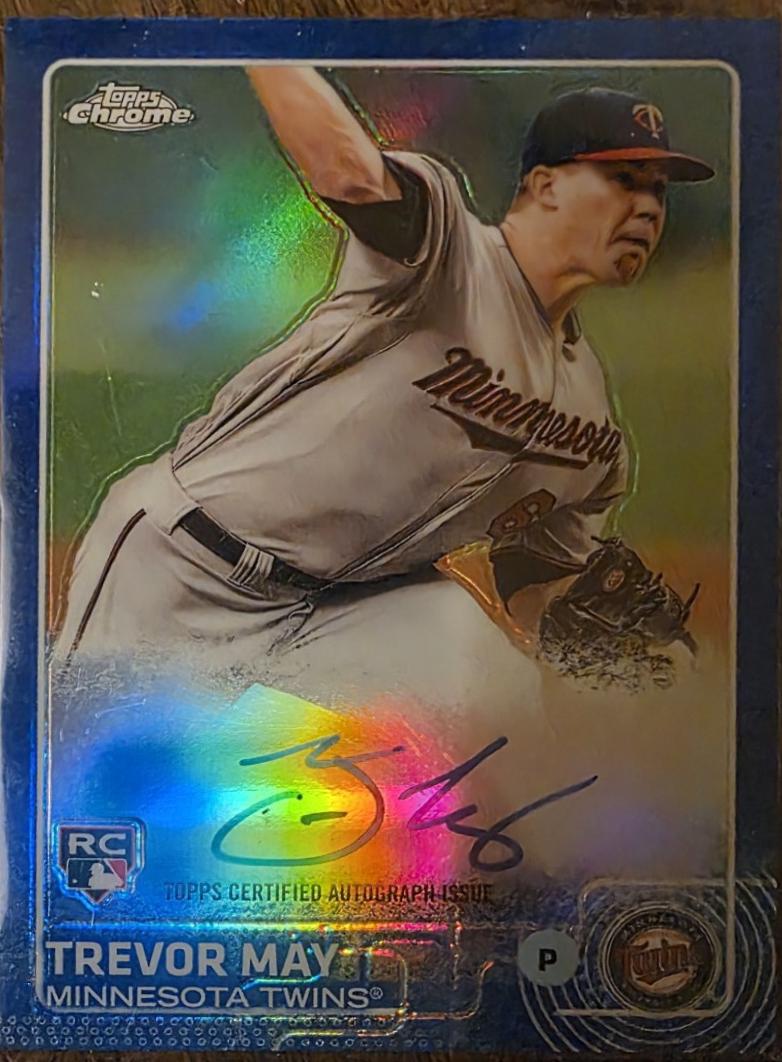 Trevor May [Blue Refractor] #AR-TM