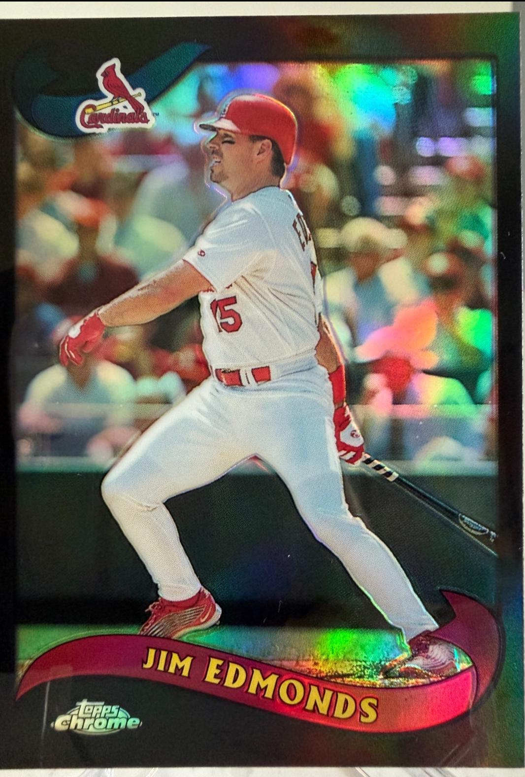 Jim Edmonds [Black Refractor] #245