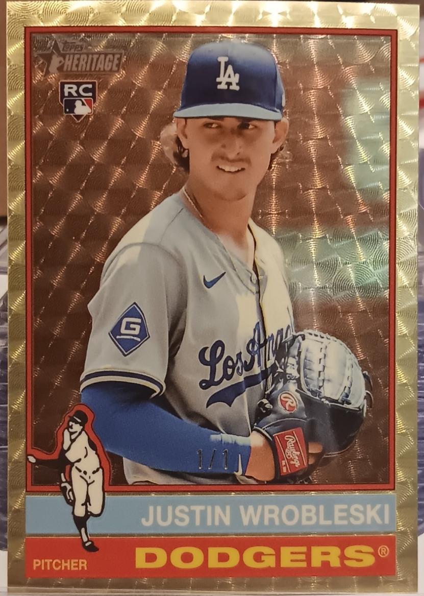 Justin Wrobleski [Superfractor Chrome Variation] #319