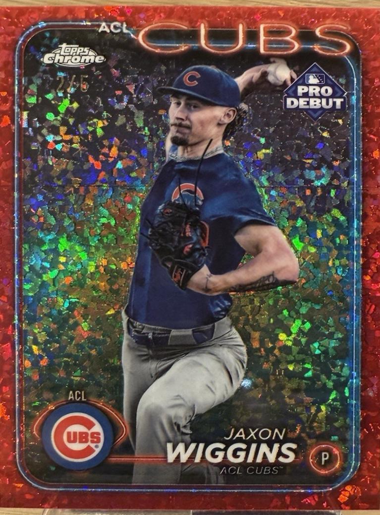 Jaxon Wiggins [Red Mini-Diamond Refractor] #PDC-90