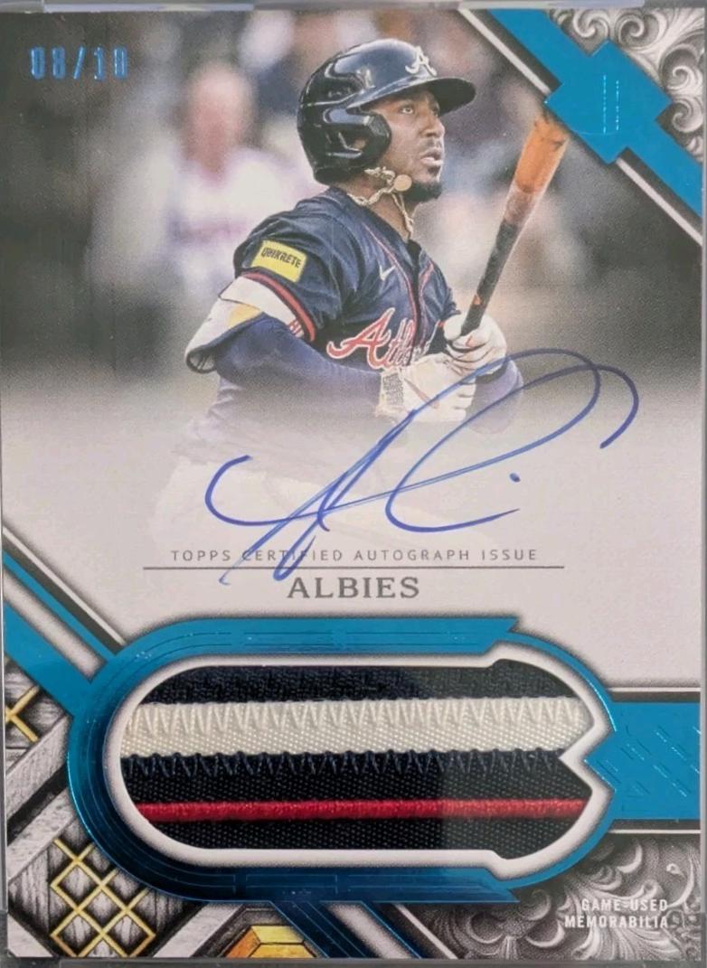 Ozzie Albies [Blue] #PCA-OA
