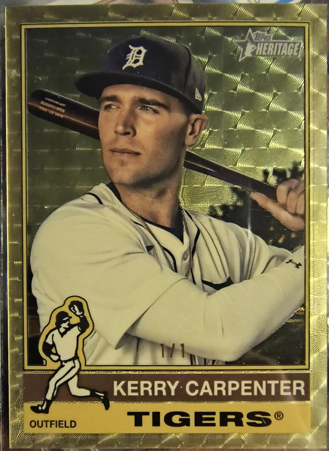 Kerry Carpenter [Superfractor Chrome Variation] #226