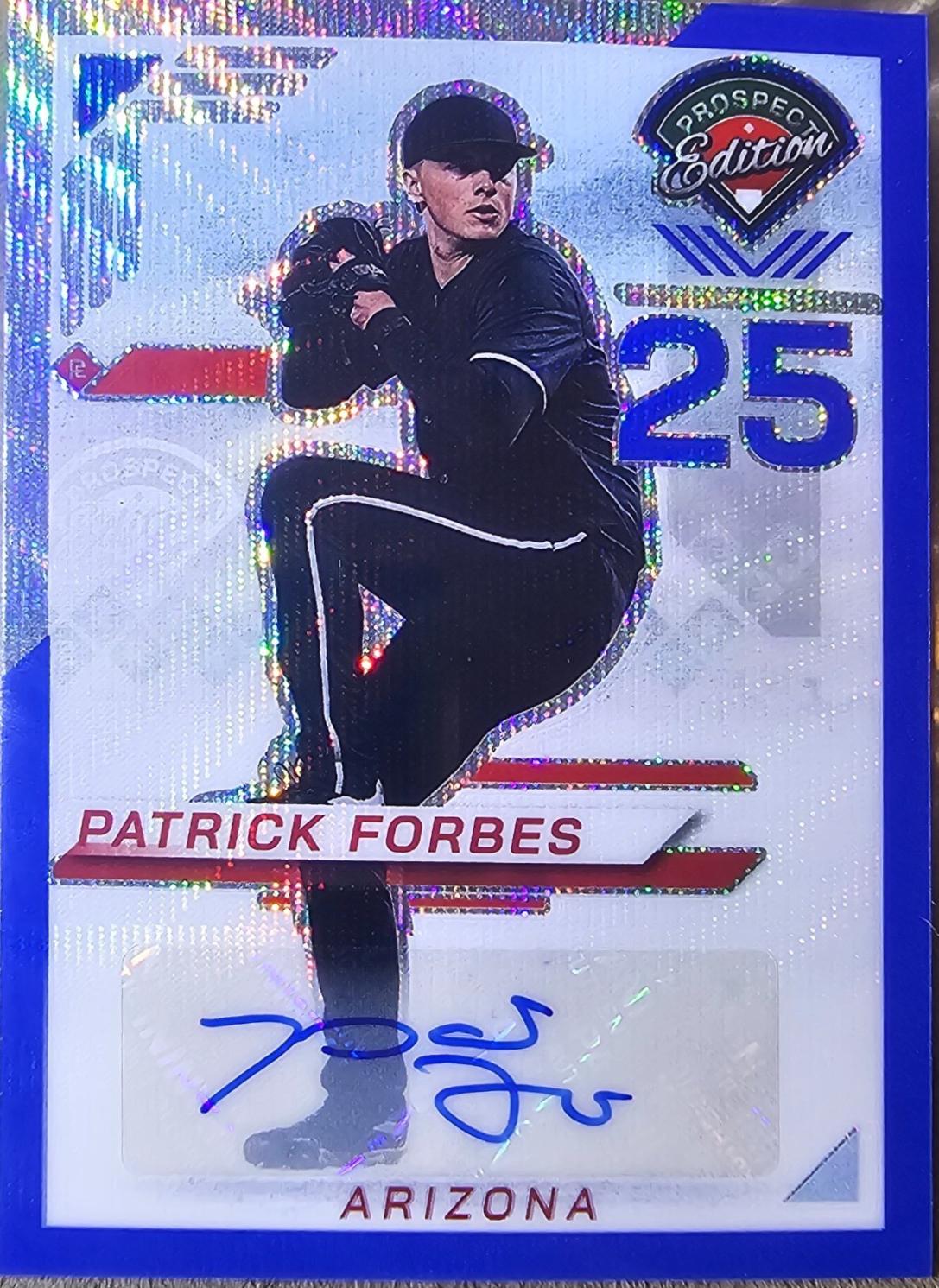 Patrick Forbes [Blue Wave Holo Ticket Signature] #118