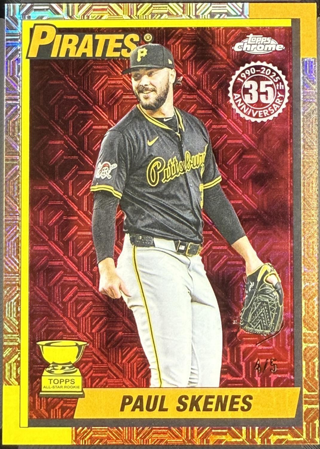 Paul Skenes [Red Autograph] #U90C-1