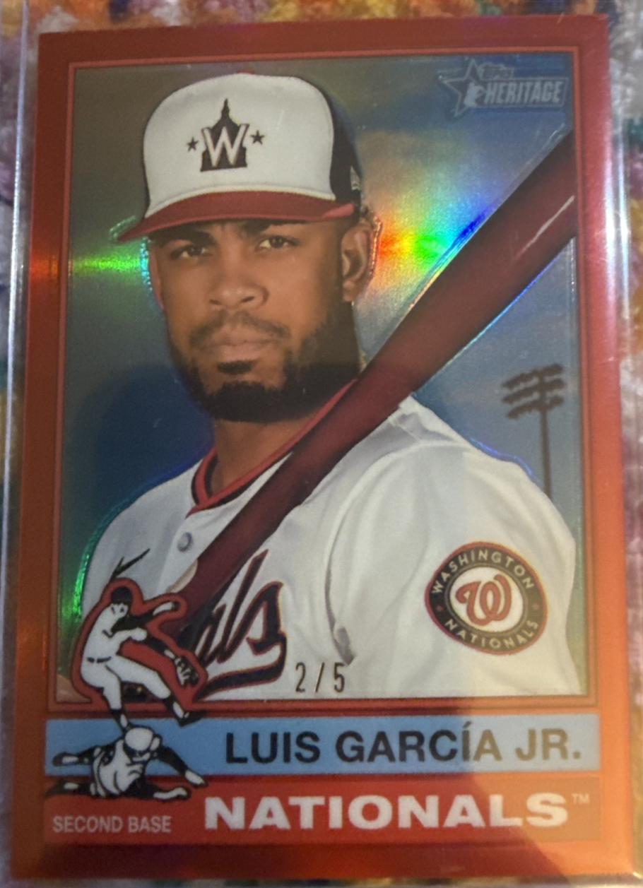Luis Garcia Jr. [Red Chrome Variation] #239