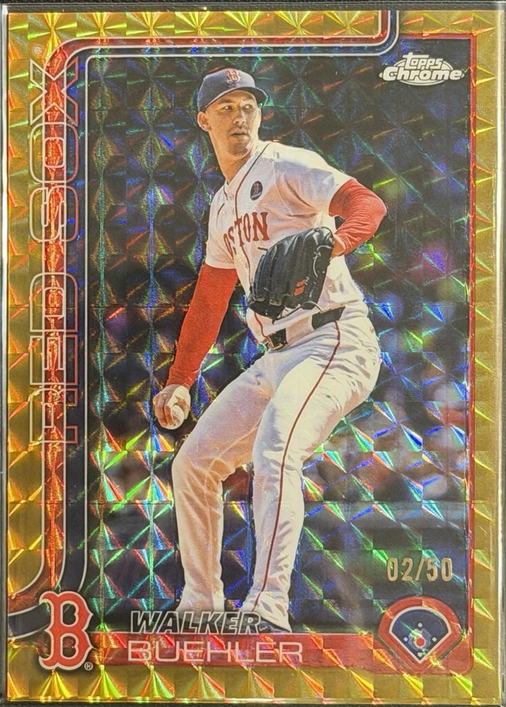 Walker Buehler [Gold Geometric Refractor] #USC55