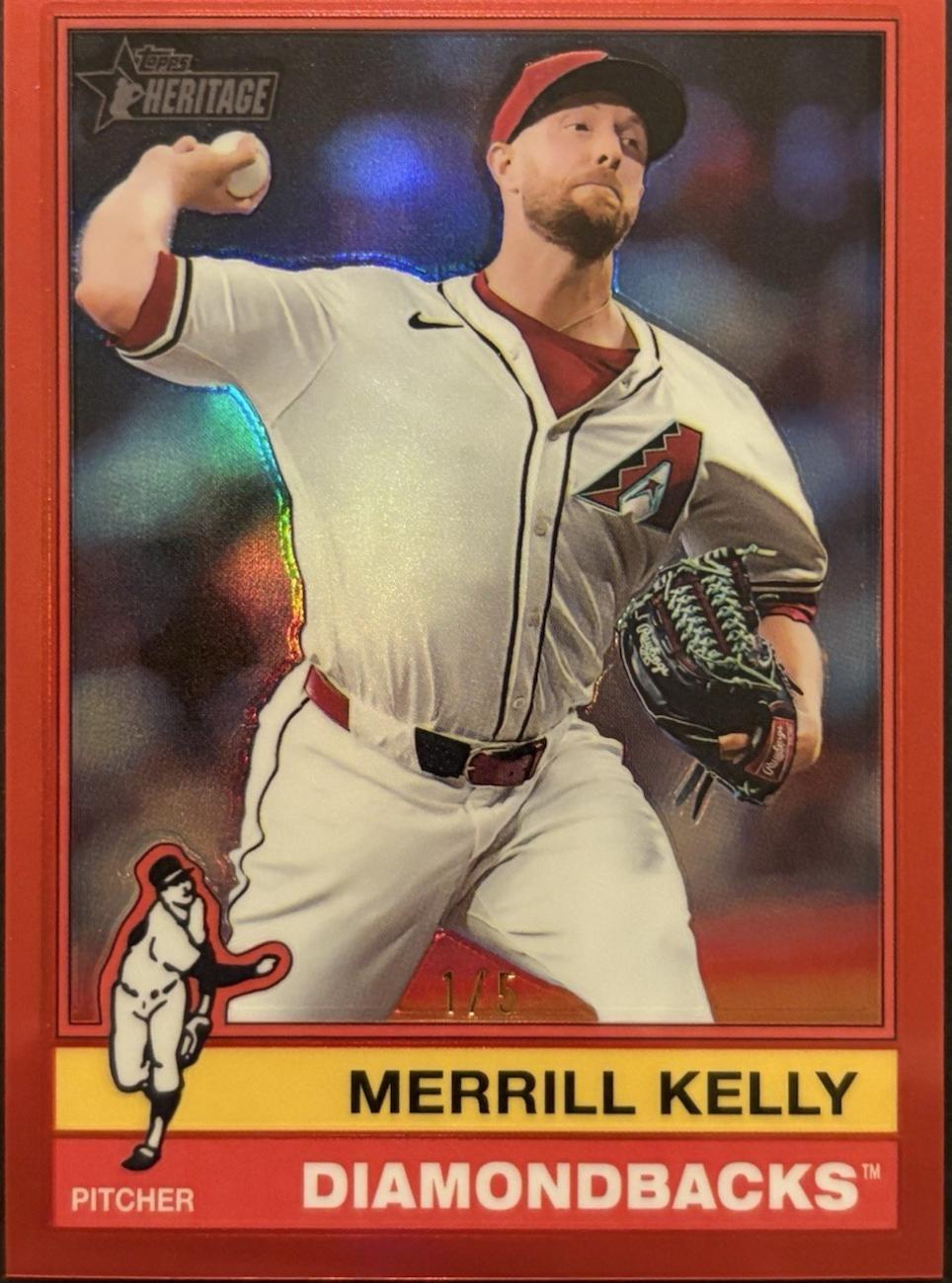 Merrill Kelly [Red Chrome Variation] #287