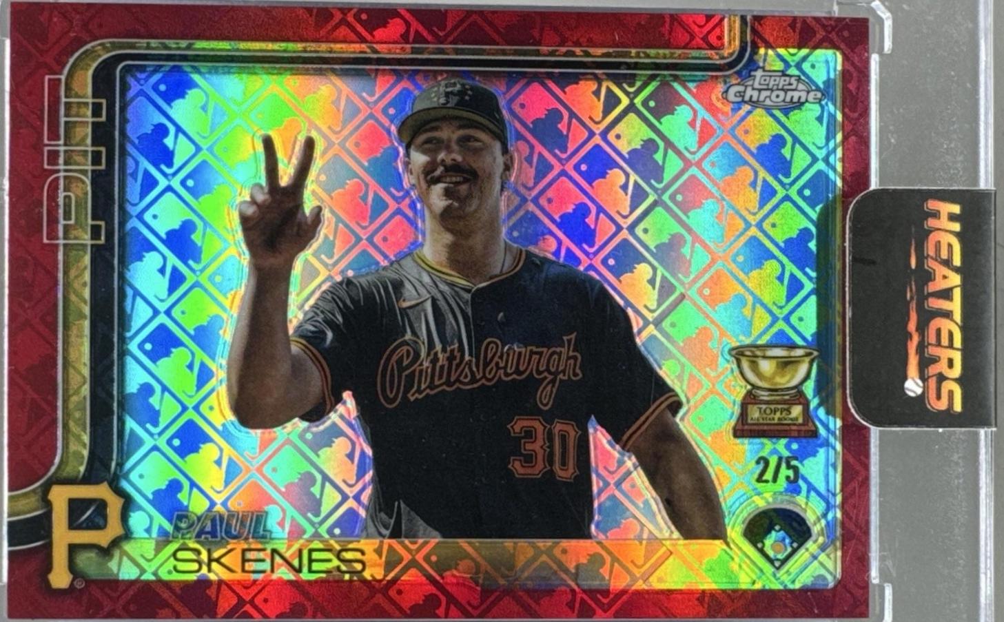 Paul Skenes [Red Refractor Image Variation] #300