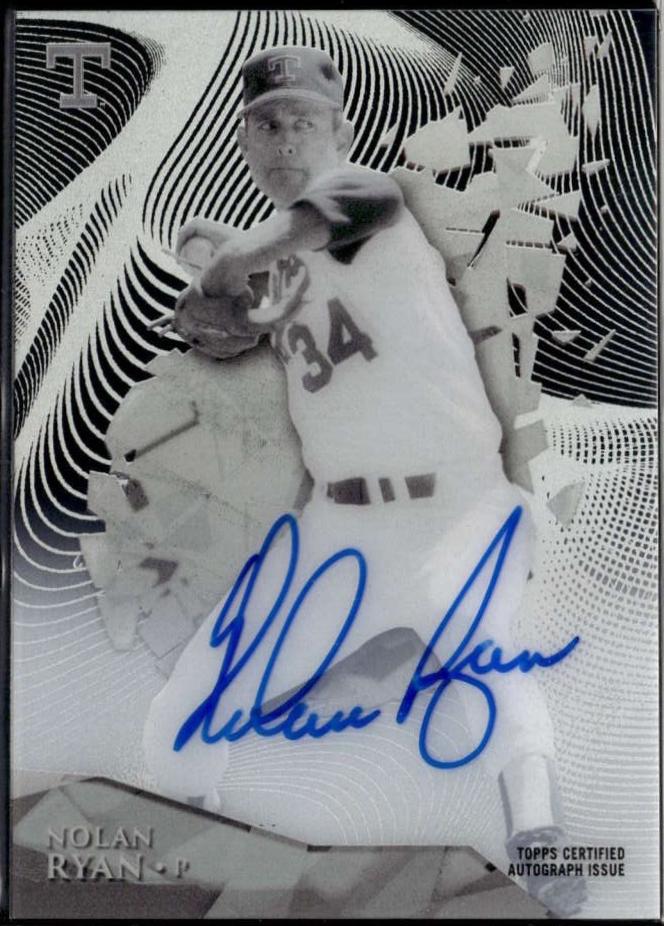 Nolan Ryan [Black & White Image Autograph] #HT-NR