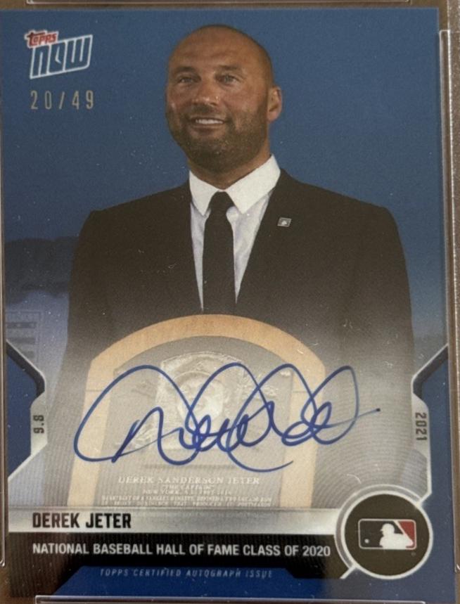 Derek Jeter [Autograph] #776B