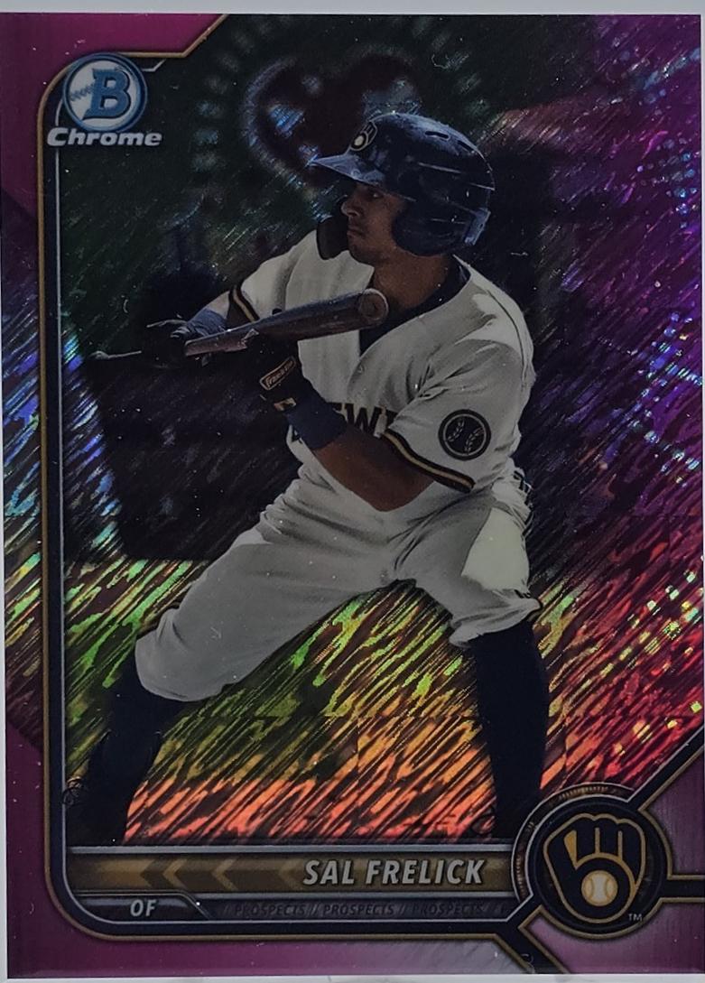 Sal Frelick [Fuchsia Pink Shimmer Refractor] #BCP-250