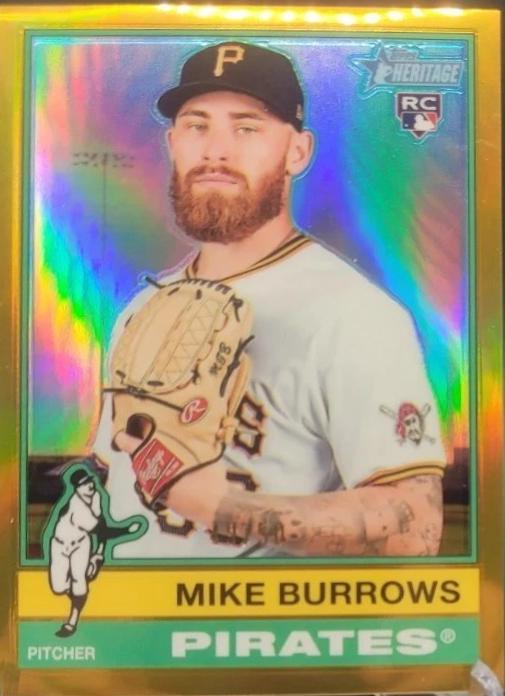 Mike Burrows [Gold Chrome Variation] #328