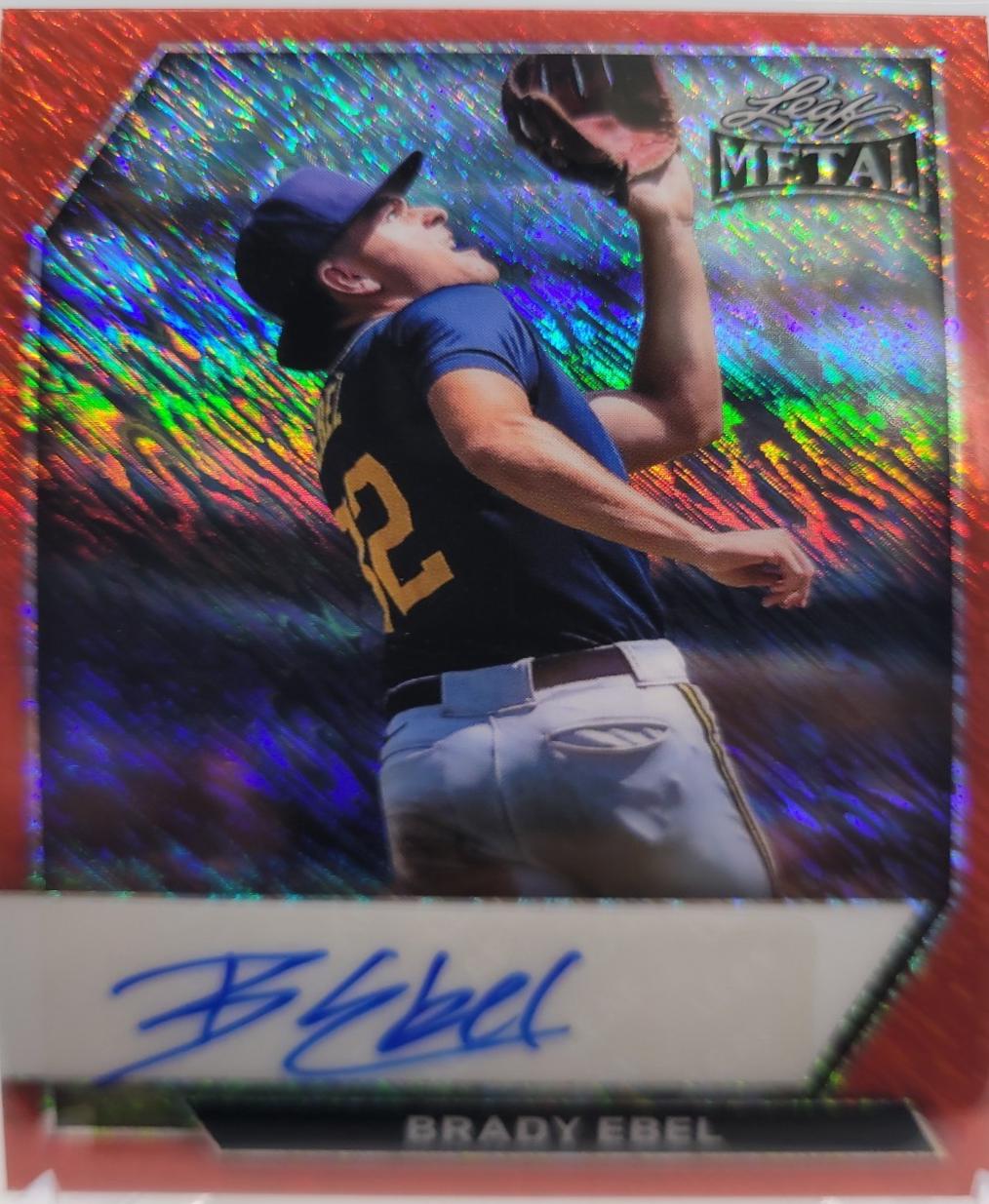 Brady Ebel [Shimmer Platinum] #BA-BE1