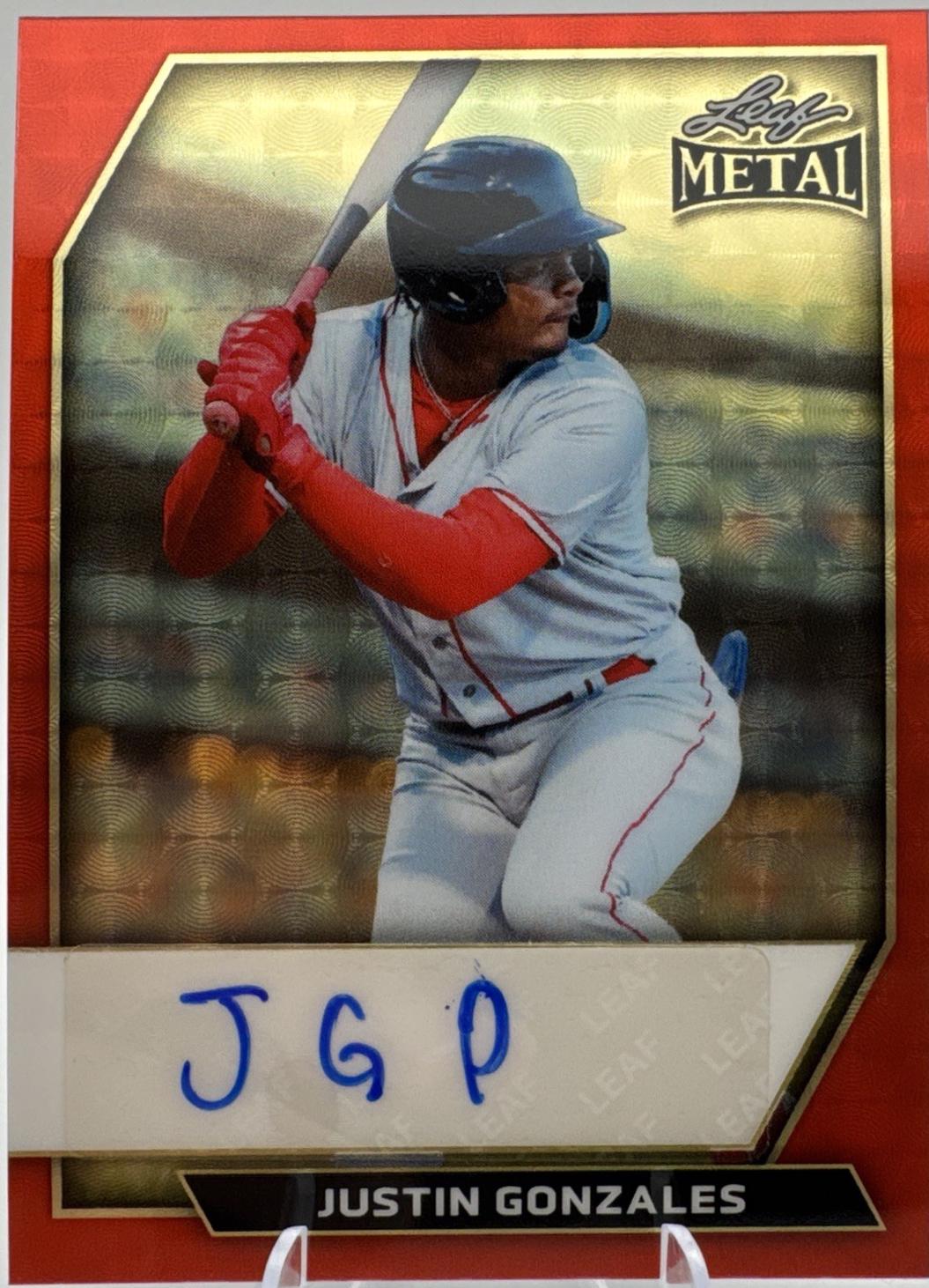 Justin Gonzales [Red Flood] #BA-JG3