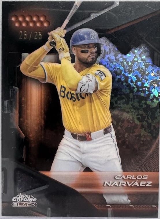 Carlos Narvaez [Orange Mini-Diamond Refractor] #188