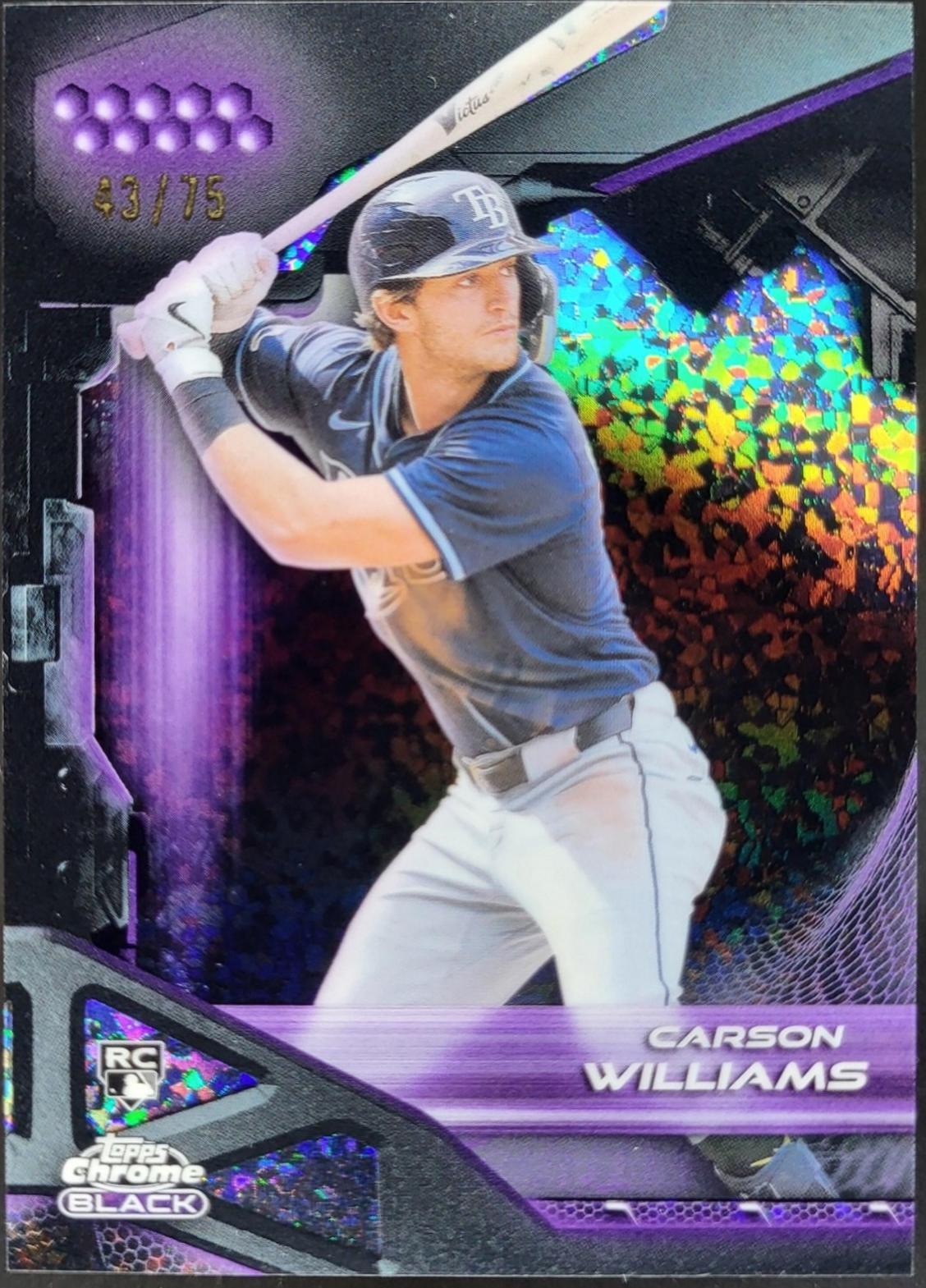 Carson Williams [Purple Mini-Diamond Refractor] #101