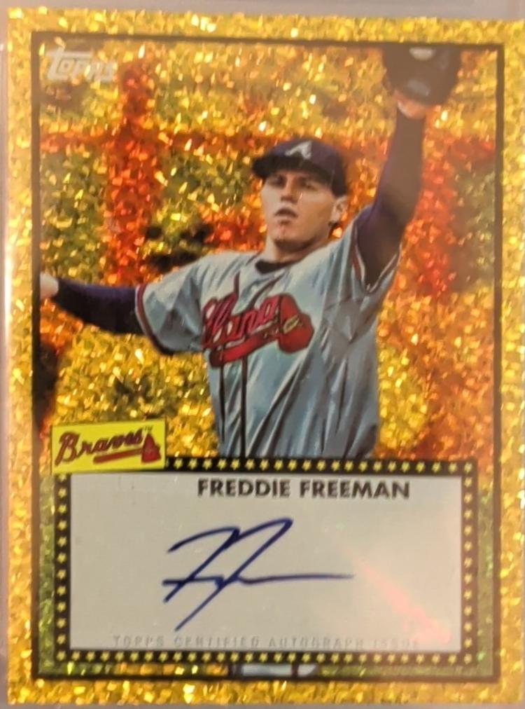 Freddie Freeman [Canary Diamond Refractor] #52A-FF