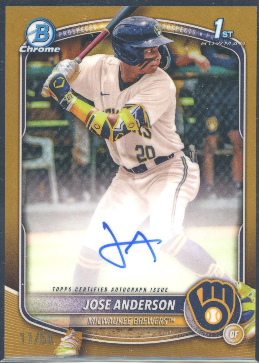 Jose Anderson [Gold Refractor] #CPA-JA